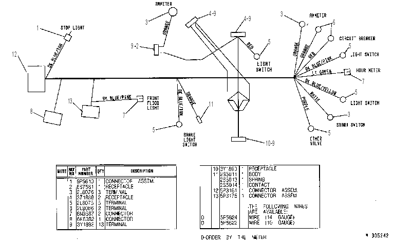Жгут проводов 5G3898 CAT