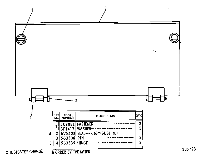 DOOR GP-STORAGE 5G3315 CAT