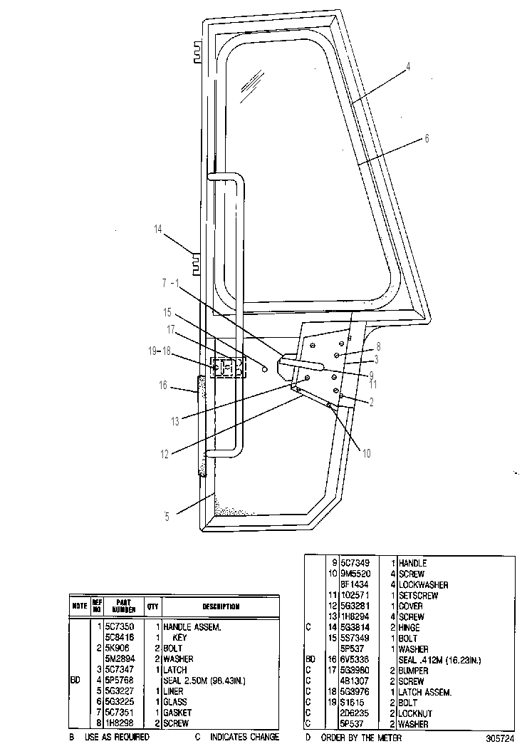 Дверь 5G3226 CAT