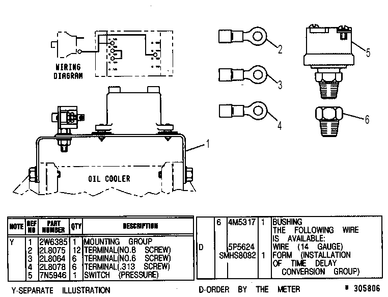CONVERSION GP-TIME DELAY 2W6384 CAT