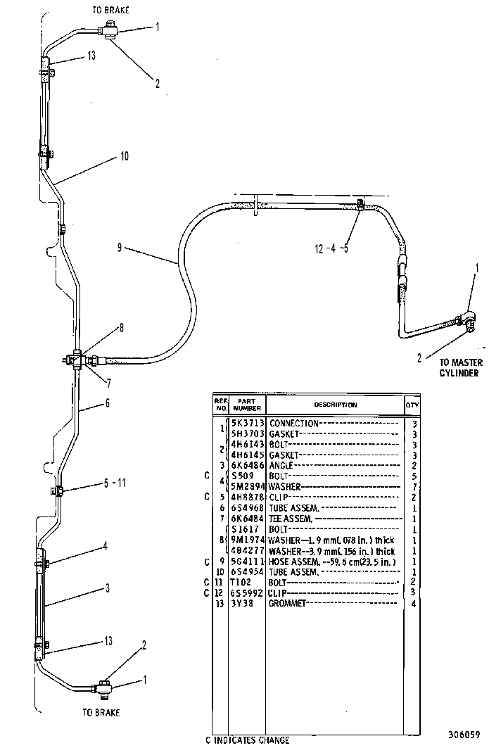 Управление тормозом 5G2859 CAT