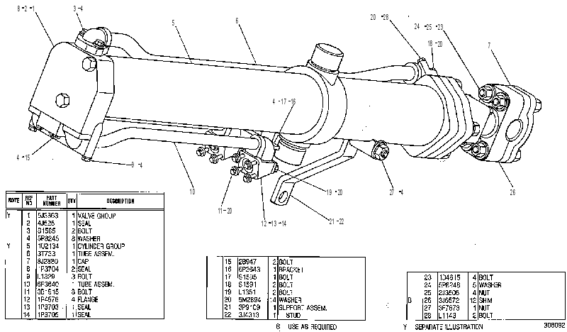 VALVE & CYLINDER GP 6P4289 CAT
