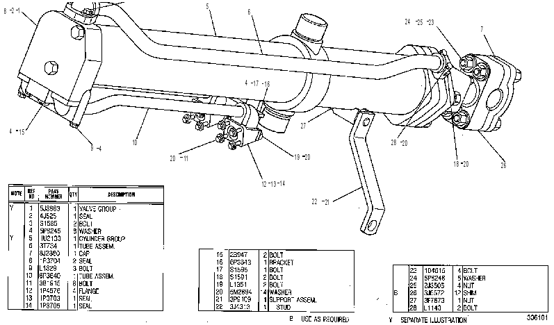 VALVE & CYLINDER GP 6P4290 CAT
