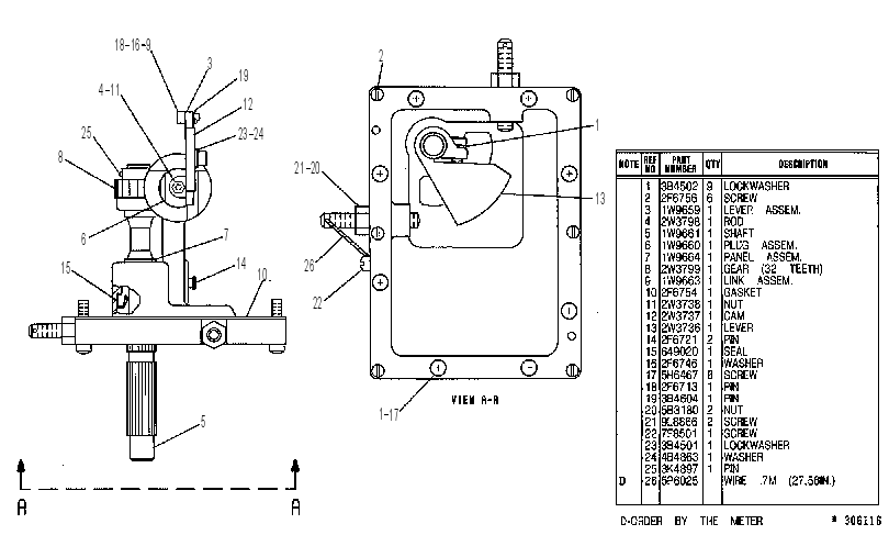 PANEL AS 1W7207 CAT