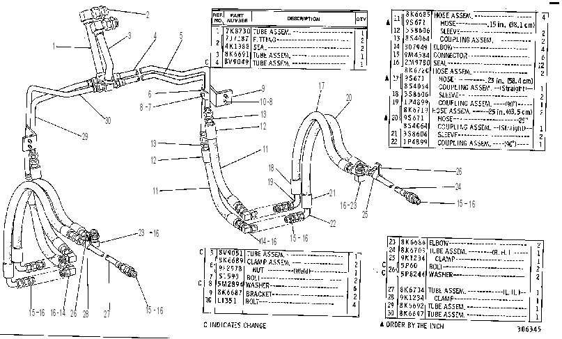 LINES GP-BULLDOZER 8K6684 CAT