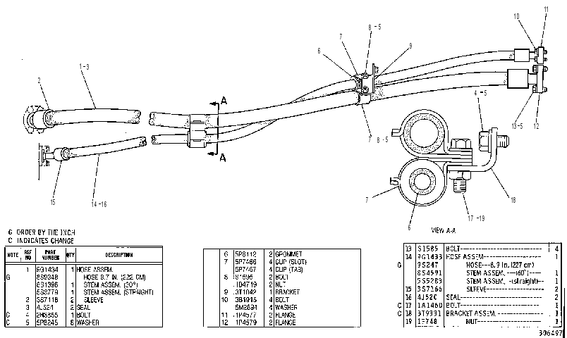 LINES GP-WINCH 7G1298 CAT