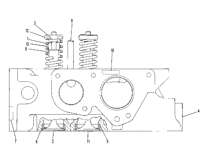 Головка блока цилиндров 2W5746 CAT