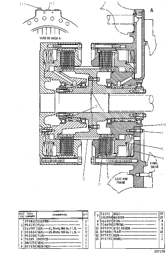 CLUTCH & BRAKE GP-STEERING 3T8701 CAT