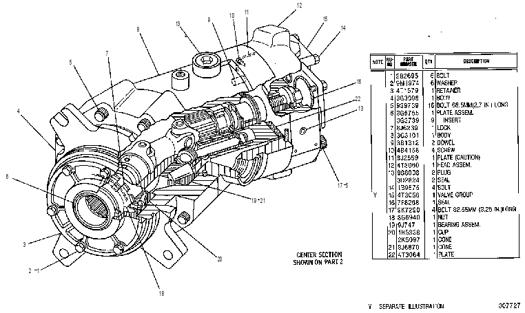 Мотор поршневой 4T3071 CAT
