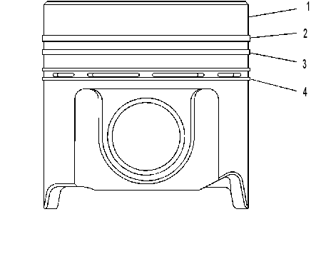 Поршень 2W9053 CAT