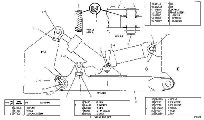 FRAME GP-RIPPER 4T3553 CAT
