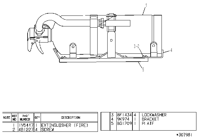 FIRE EXTINGUISHER GP 8G5101 CAT