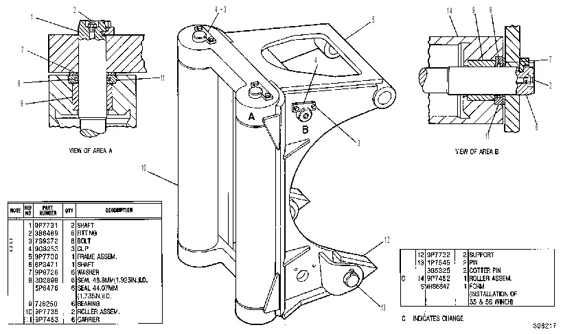 FAIRLEAD GP-WINCH 9P7729 CAT