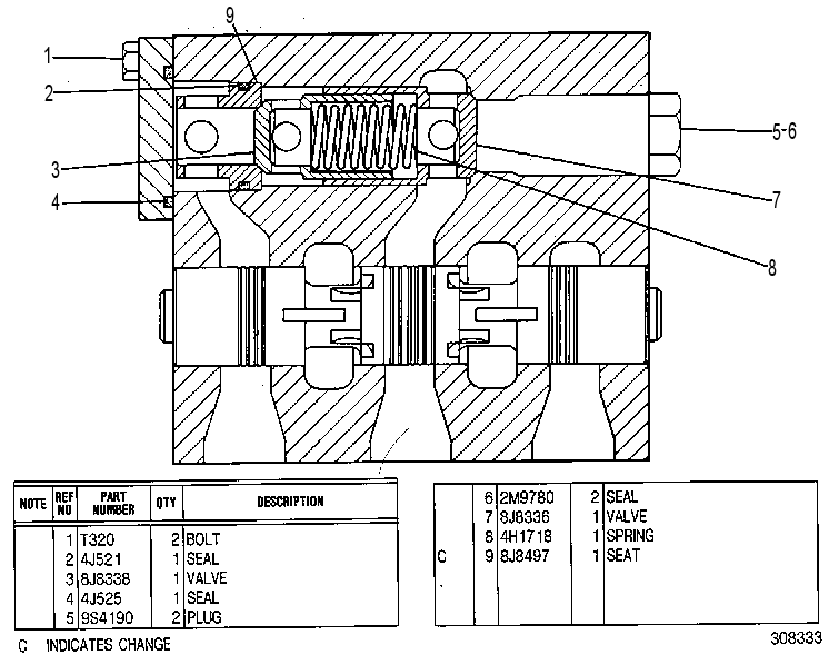 Клапан 3G1772 CAT