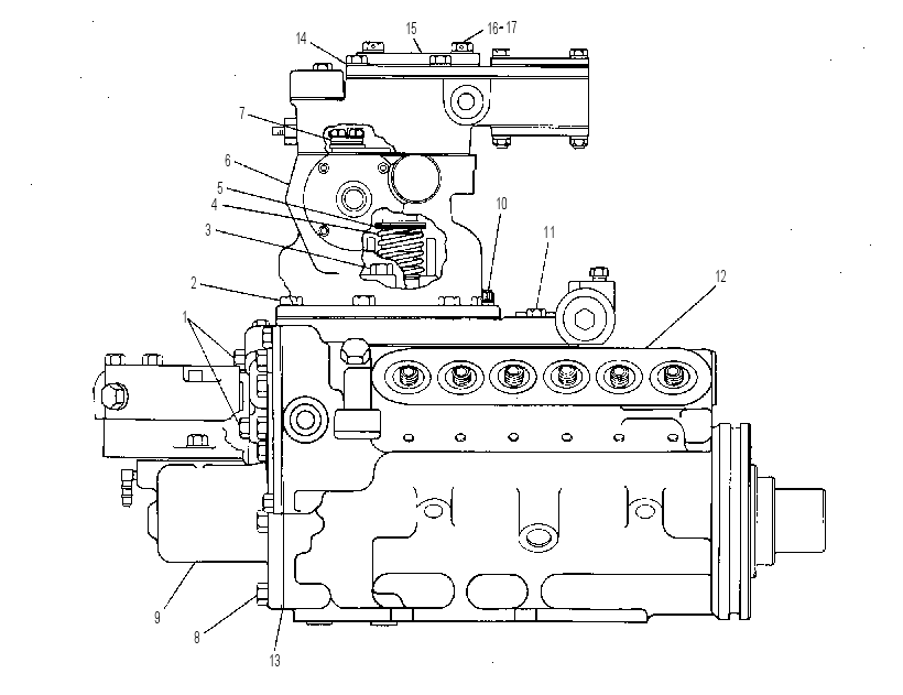 PUMP GP-GOV,FUEL INJ,FUEL TFR 2W8457 CAT