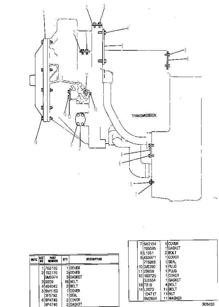 Крышка транспортировочная 3T8379 CAT