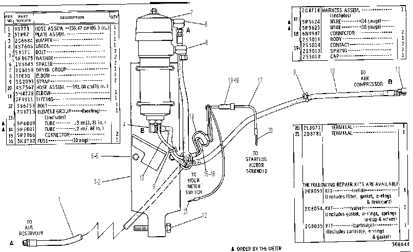 Осушитель воздуха 5T2140 CAT