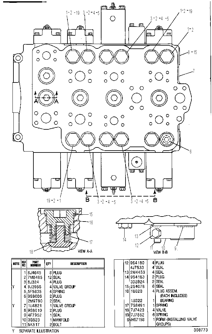 Клапан управляющий 1U4820 CAT