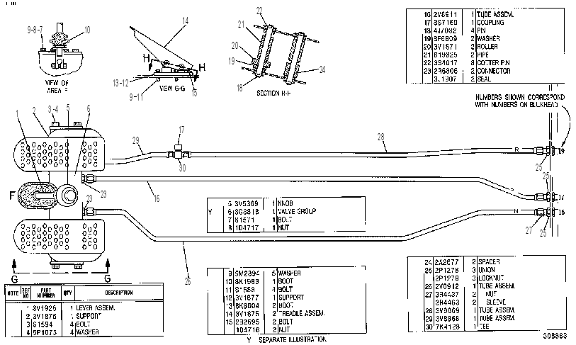 Управление гидравлическое пилотное 8V0464 CAT