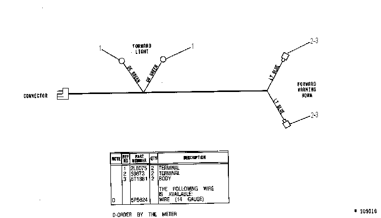 Жгут проводов 6T0311 CAT