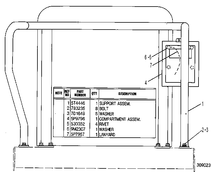 GUARD GP-PLATFORM 5T4445 CAT