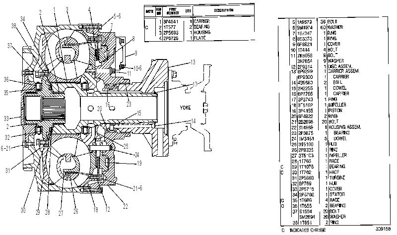 Гидротрансформатор 3T5098 CAT