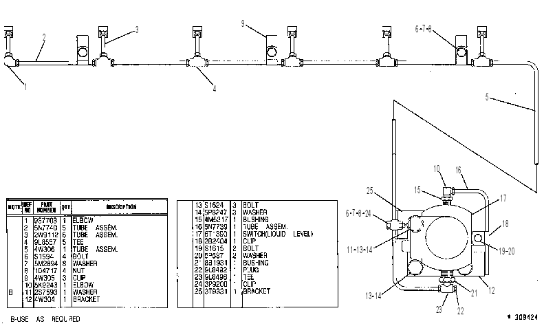 DRAIN GP-FUEL 4W0423 CAT