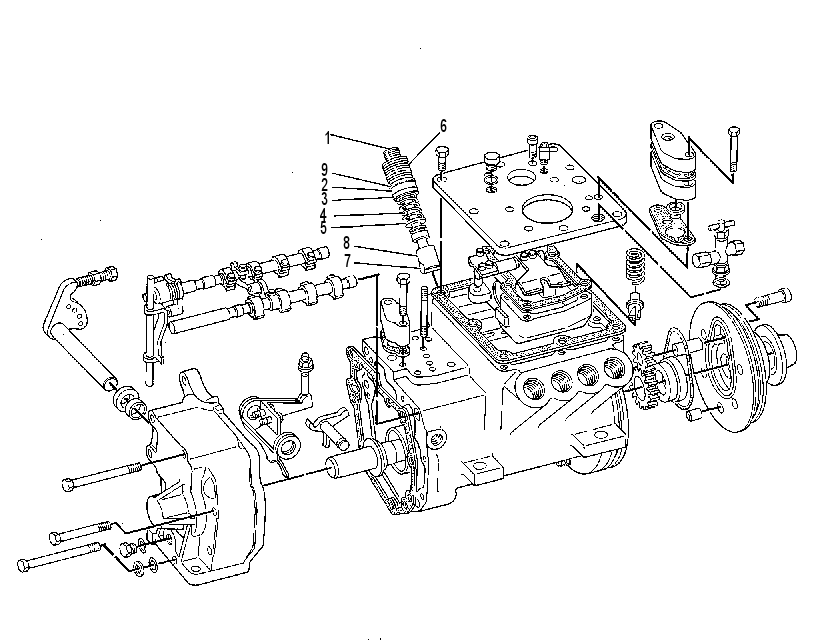 ТНВД с регулятором 1W6740 CAT