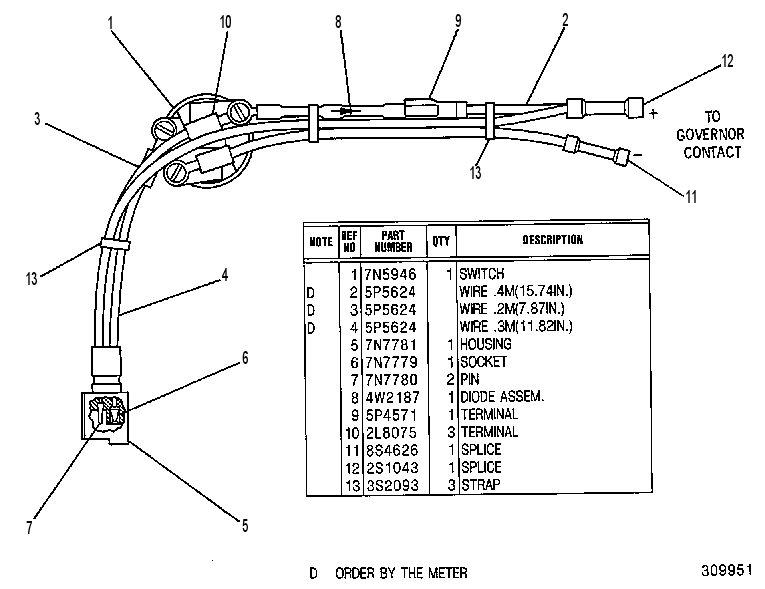 SWITCH AS-PRESSURE 4W2188 CAT