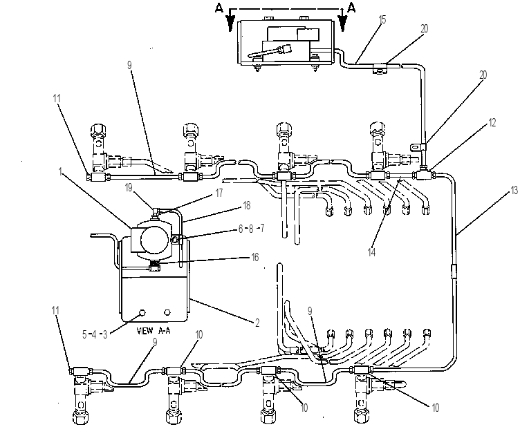DRAIN GP-FUEL 2W5100 CAT