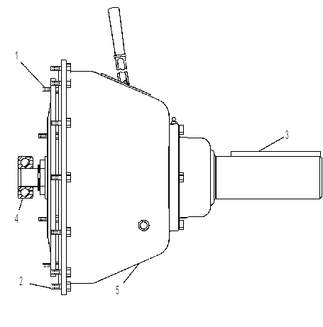 Коробка отбора мощности 1W8857 CAT