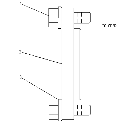 Привод вспомогательный 1W8585 CAT