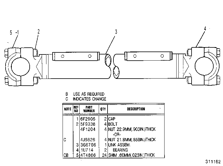 LINK GP-STABILIZER 3G6765 CAT