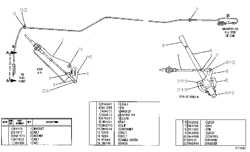 Управление регулятором оборотов 9V1657 CAT