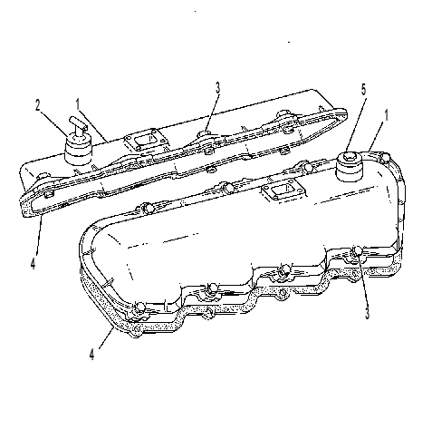 Крышка клапанного механизма 4W5116 CAT