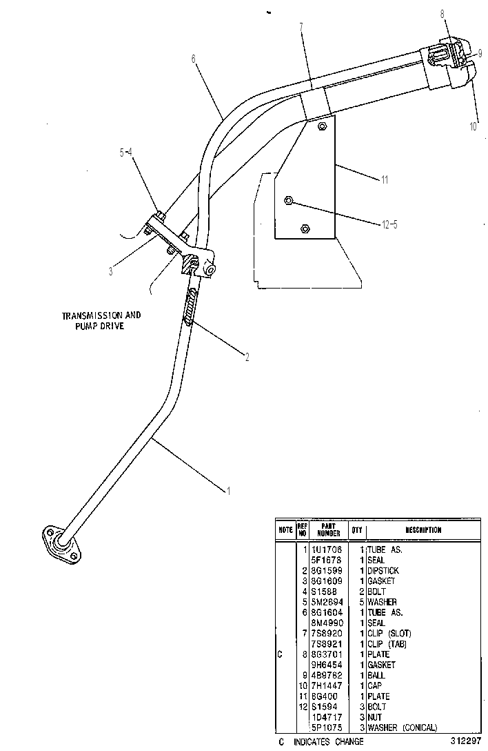 FILLER GP-TMSN & PUMP DRIVE 7P9904 CAT