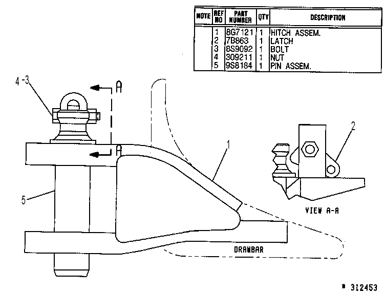 HITCH GP 8G7120 CAT