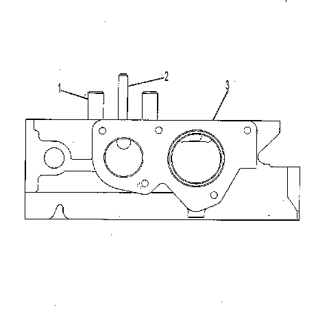 Головка блока цилиндров в сборе 1W9800 CAT