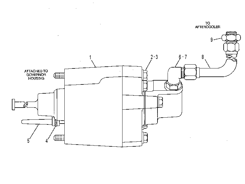 Управление топливоподачей 2W1007 CAT