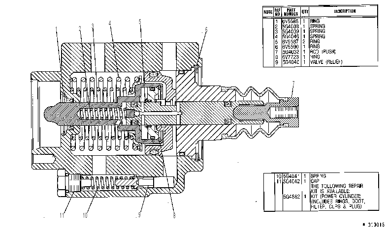 CYLINDER AS-POWER 5G4861 CAT