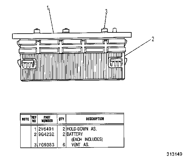 Аккумулятор 4V7701 CAT