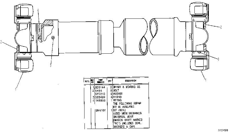 Скользящее соединение 8V6817 CAT