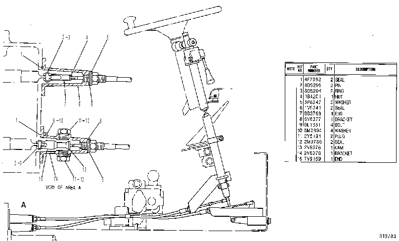 Управление трансмиссией 8V3320 CAT
