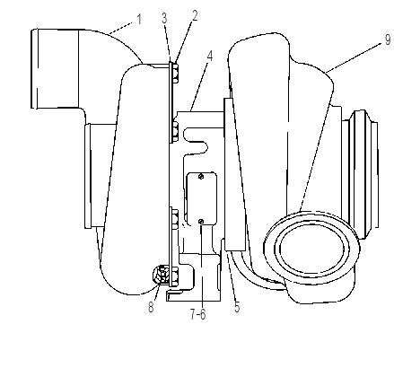 Турбокомпрессор 4W1135 CAT