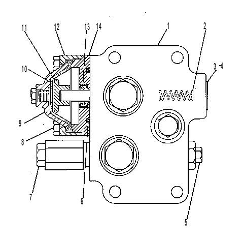 VALVE GP-BRAKE 1U2646 CAT