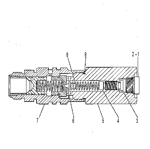 Клапан предохранительный 4T0844 CAT