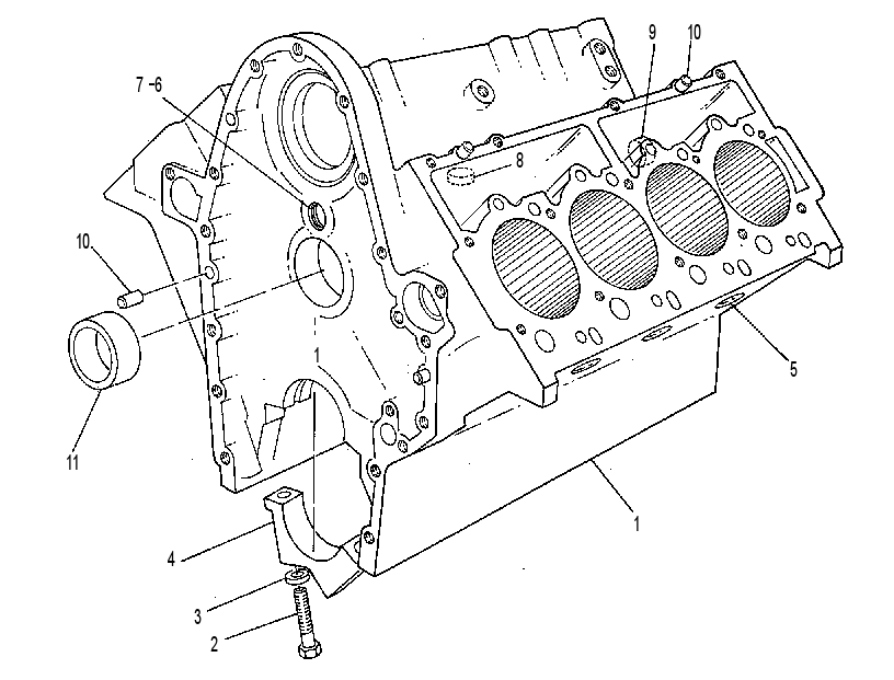 Блок цилиндров 2W0048 CAT