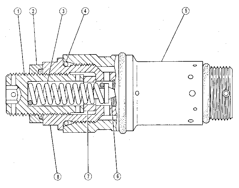 Клапан предохранительный 4T6959 CAT