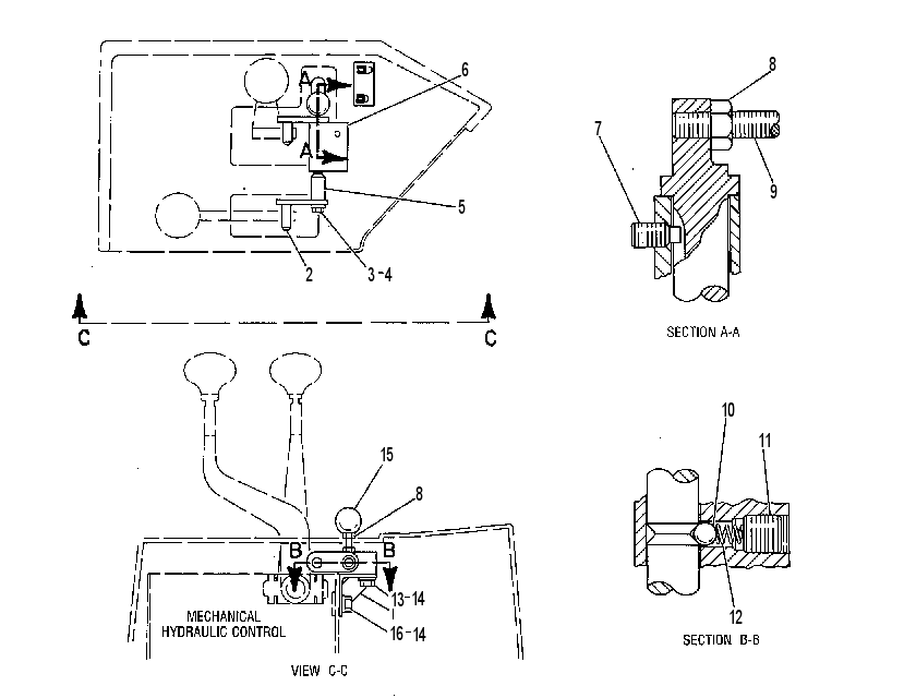 LOCK GP-HYDRAULIC HAND CONTROL 8V7970 CAT