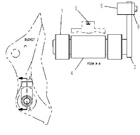 PIN GP-BUCKET 9V4442 CAT